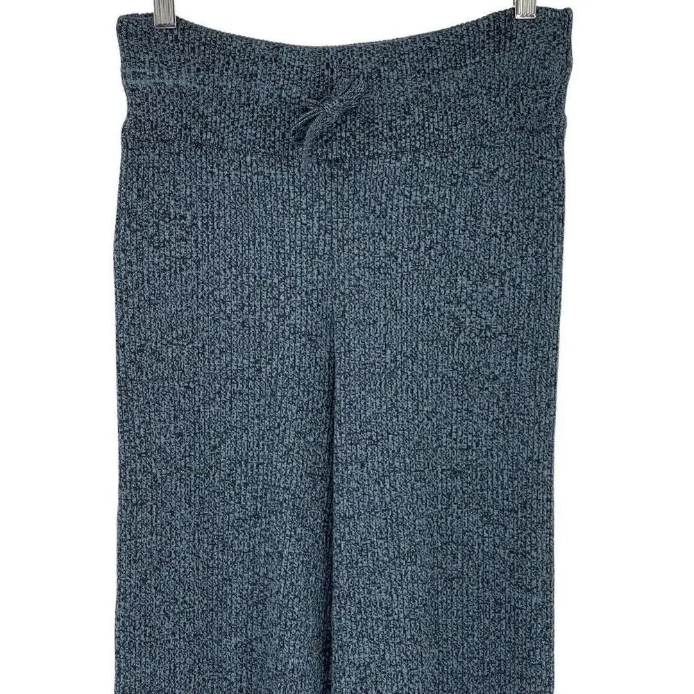 Athleta Reverie Sweater‎ Pant Blue Wicking Breathable Wide Leg Women Small Warm